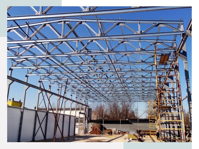 Строительство цехов в Лениногорск от 619 руб. под ключ