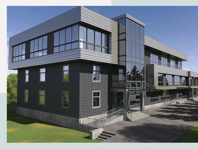 Административные здания в Лениногорске