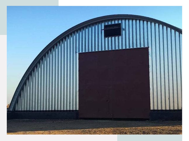 Бескаркасные ангары в Лениногорске