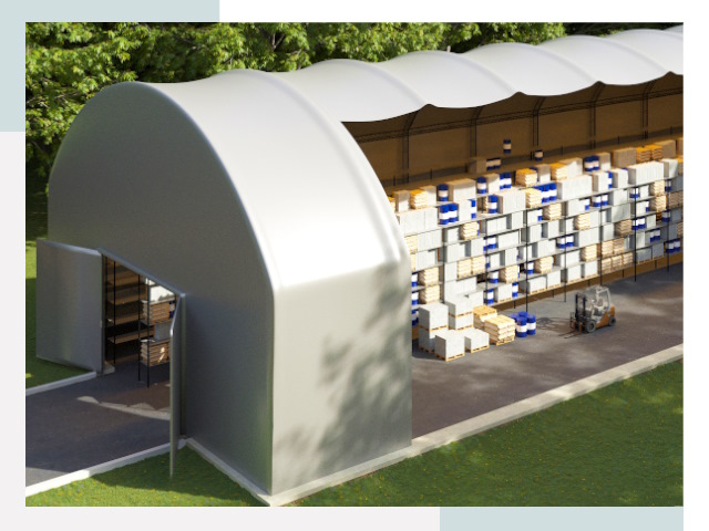 Тентовые ангары в Лениногорске