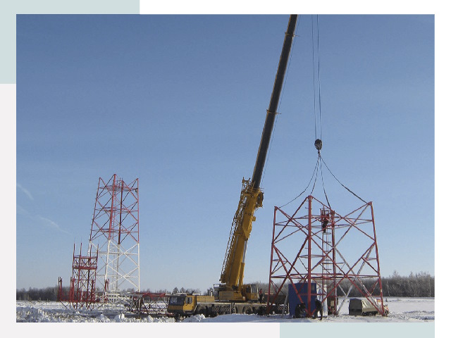 Монтаж вышек связи в Лениногорске