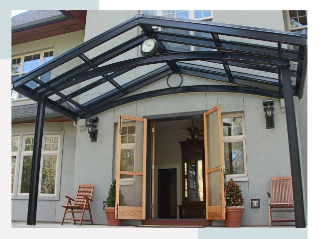 Козырьки металлические в Лениногорске