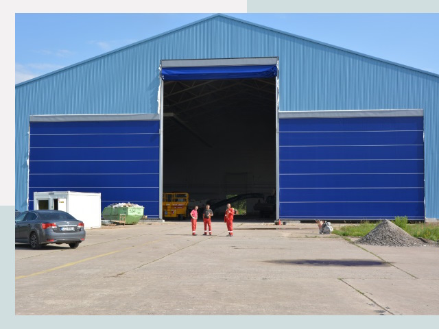 Ангарные ворота в Лениногорск от СтальСтрой-Лнр по цене 619 руб.