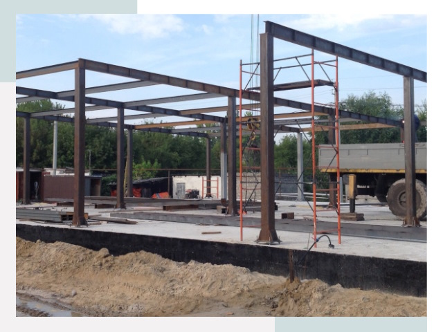 Фундамент для ангаров в Лениногорске