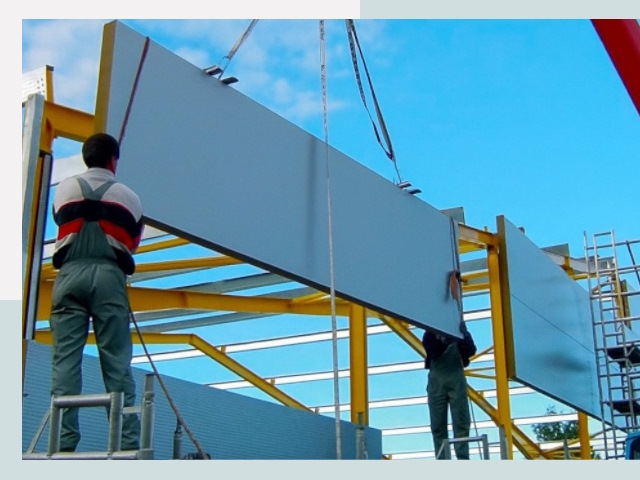 Монтаж сэндвич-панелей в Лениногорске от 619 руб.