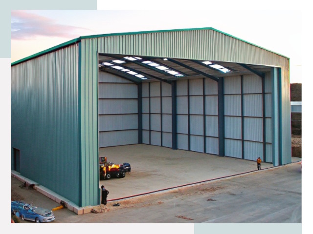 Строительство ангаров в Лениногорске